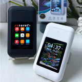 Earbuds,2.8 inch HD Touch Screen 8000mah power bank Earphones ANC & ENC Bluetooth Headset (White, True Wireless)